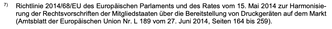Originalauszug Sondervorschrift 655 – Fussnote, ADR 2025 Band II, Seite 3.3-40