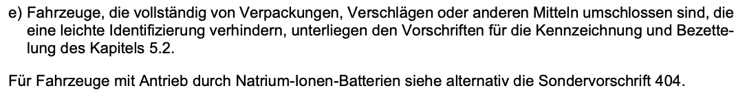 Originalauszug Sondervorschrift 666, ADR 2025 Band II, Seite 3.3-43